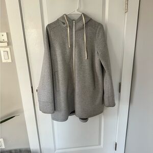 Gray Pancho shaped hoodie